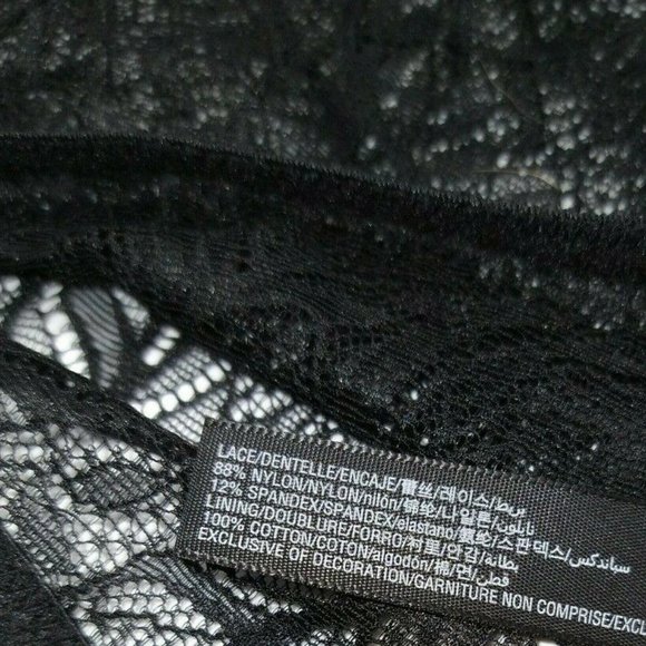 Inc Women's Lace Boyshort Size 1X Black Underwear - Picture 6 of 9